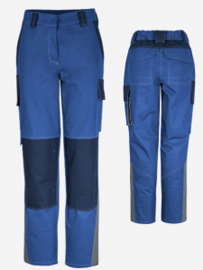 Damenhose ecoRover Safety +CH blau/marine/grau