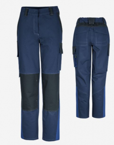 Damenhose ecoRover Safety +CH marine/schwarz/blau