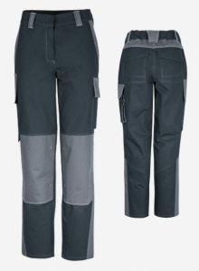 Damenhose ecoRover Safety +CH schwarz/grau