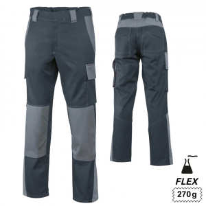 Bundhose ecoRover Safety Flex +CH schwarz/grau