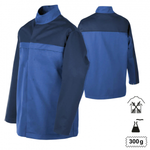 Jacke Multinorm oAußentaschen +CH kornblau/marine