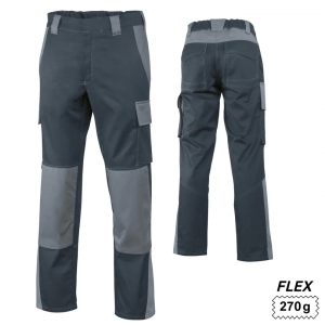 Bundhose ecoRover Safety Flex oCH schwarz/grau