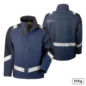 Softshelljacke ecoRoSafety Plus oCH marine/schwarz