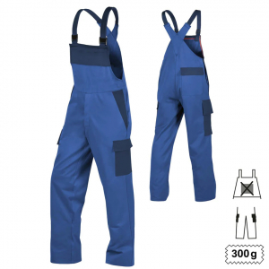 Latzhose Multinorm oLT+BT kornblau/marine