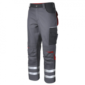Bundhose Elements +Refl. 17353 grau/dgrau/rot