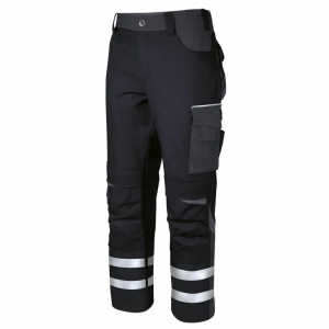 Bundhose Elements +Refl. 17353 schwarz/dgrau/grau