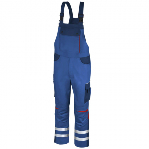 Latzhose Elements +Refl. 17353 blau/marine/rot