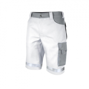 Shorts Elements +Refl. 17353 weiß/hellgrau/dgrau