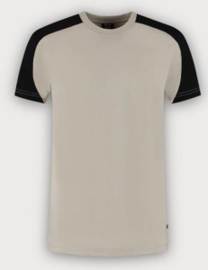 Tricorp T-Shirt Bicolor Redefined, Sand-Black