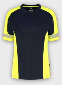 Tricorp T-Shirt Reflective Redefined Damen, Ink-Fluor Yellow
