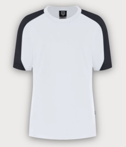 Tricorp T-Shirt Bicolor Redefined Damen, White-Anthracite