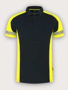 Tricorp Poloshirt Reflective Redefined, Ink-Fluor Yellow