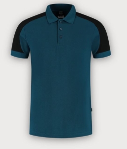 Tricorp Poloshirt Bicolor Redefined, Teal-Black