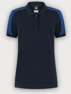 Tricorp Poloshirt Bicolor Redefined Damen, Ink-Royal Blue