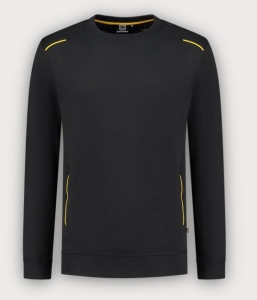 Tricorp Sweatshirt Accent, Black-Yellow
