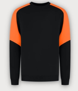 Tricorp Sweatshirt Bicolor Redefined, Black-Orange