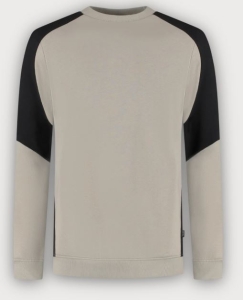 Tricorp Sweatshirt Bicolor Redefined, Sand-Black