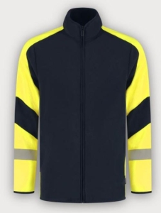 Tricorp Warnschutz Fleecejacke Reflective Redefined, Ink-Fluor Yellow