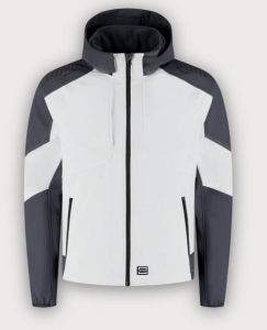 Tricorp Softshelljacke Kapuze Bicolor Redefined, White-Anthracite
