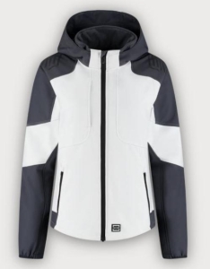 Tricorp Softshelljacke Kapuze Bicolor Redefined Damen, White-Anthracite