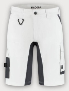 Tricorp Arbeitsshorts Funktionelle Stretch Redefined, White