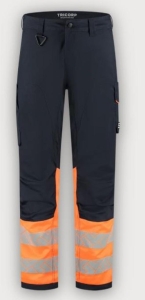 Tricorp Warnschutz Arbeitshose 2-Way Stretch High Vis Redefined, Ink-Fluor Orange
