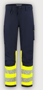 Tricorp Warnschutz Arbeitshose 2-Way Stretch High Vis Redefined, Ink-Fluor yellow