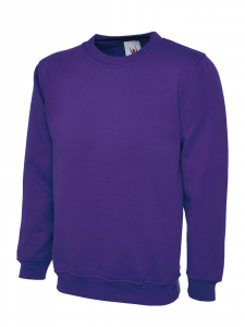 Uneek-Clothing-Classic Sweatshirt, purple
