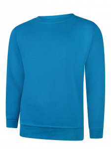 Uneek-Clothing-Classic Sweatshirt, saphirblau