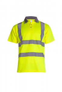 Uneek-Hi Vis Short Sleeve Polo Shirt, yellow