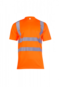 Uneek-Hi Vis Short Sleeve T-Shirt, orange