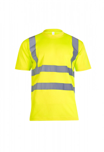Uneek-Hi Vis Short Sleeve T-Shirt, yellow