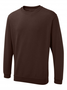 Uneek-Clothing-UX Sweatshirt, braun