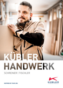 Kübler<br/><strong>Handwerk Schreiner</strong><br/>2020/22 Logo